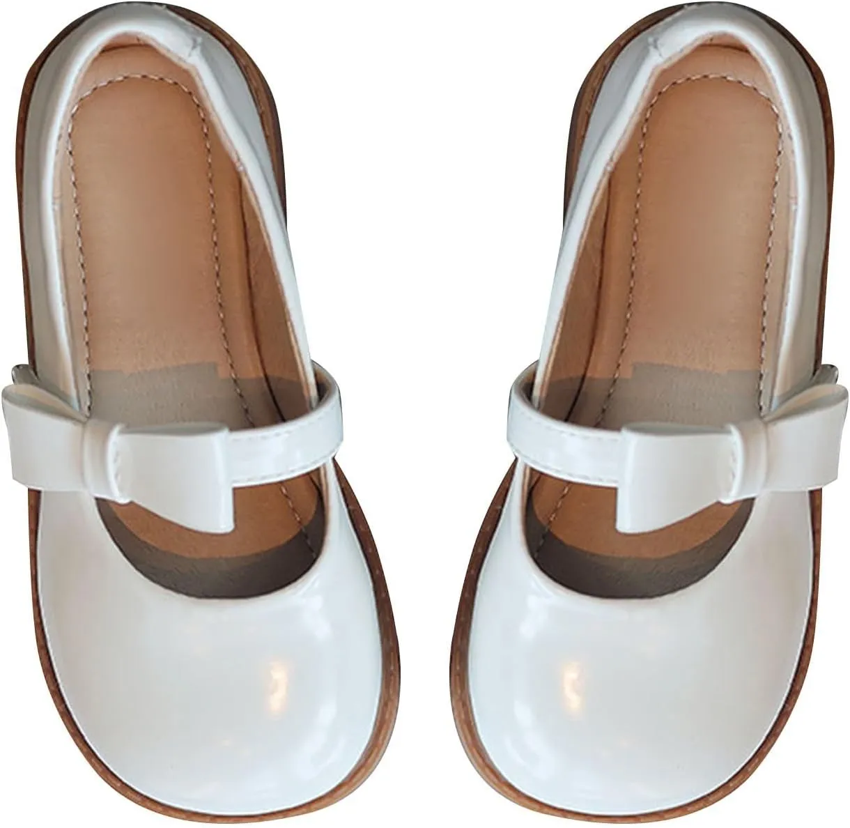 Spring and Autumn New Solid Rubber Soft Sole Anti Slip and Girls' Princess Shoes Leather spring dresses for baby girls