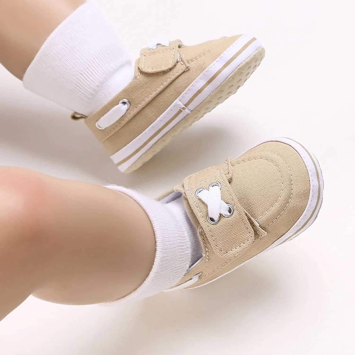 Spring and Summer Children Baby Infant Shoes Boys and Girls Casual Shoes Flat Soles Soft Lightweight Solid Color Simple Infants Size 3 Shoes
