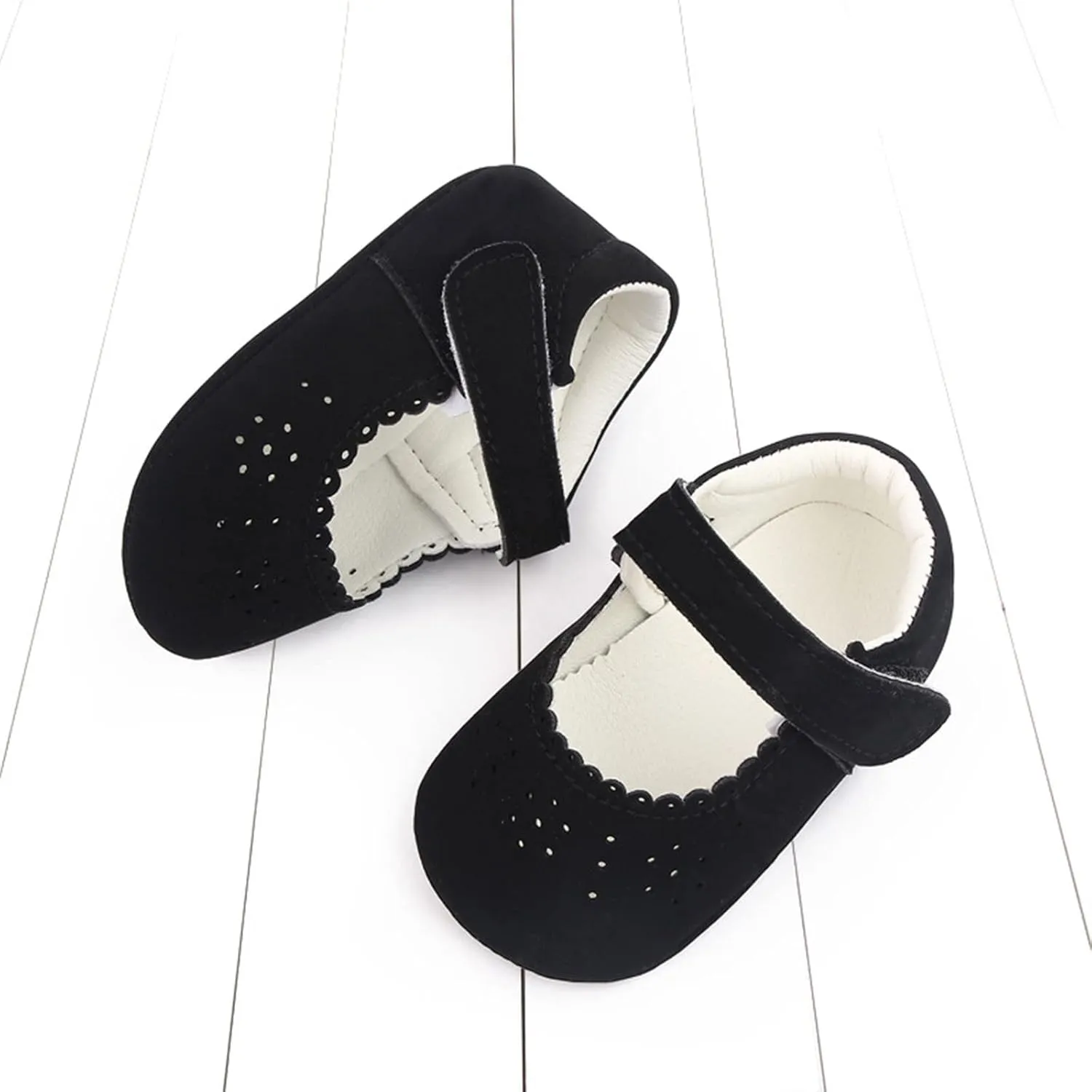 Spring and Summer Children Baby Toddler Shoes for Girls Flat Sole Light Hollow Breathable Comfortable Solid Color Casual Toddler Canvas Shoes
