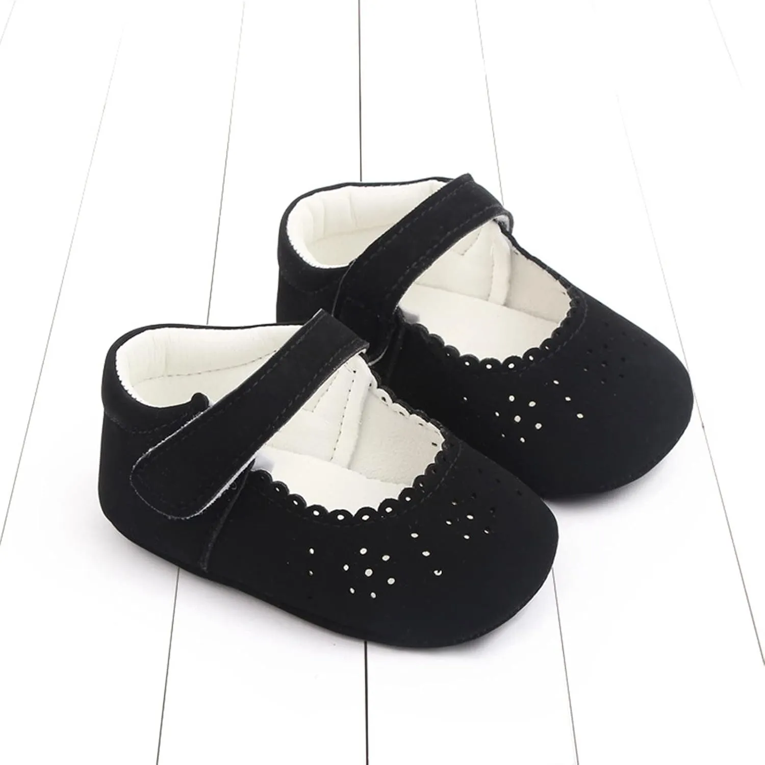 Spring and Summer Children Baby Toddler Shoes for Girls Flat Sole Light Hollow Breathable Comfortable Solid Color Casual Toddler Canvas Shoes