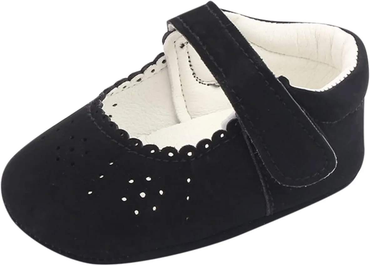 Spring and Summer Children Baby Toddler Shoes for Girls Flat Sole Light Hollow Breathable Comfortable Solid Color Casual Toddler Canvas Shoes
