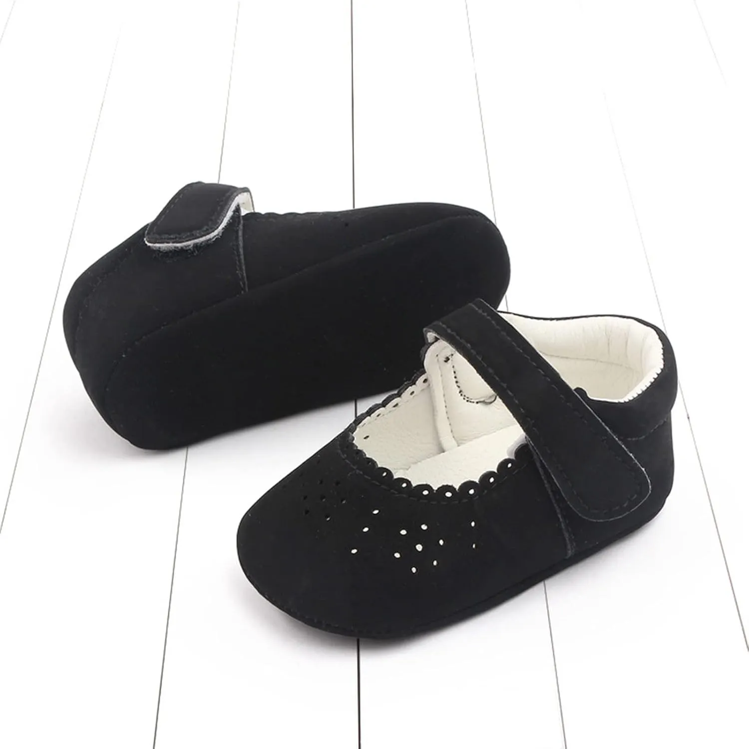 Spring and Summer Children Baby Toddler Shoes for Girls Flat Sole Light Hollow Breathable Comfortable Solid Color Casual Toddler Canvas Shoes