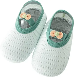 Spring and Summer Children Infant Toddler Shoes Boys and Girls Lightweight Mesh Breathable Comfortable Cute Bow Solid Color Infant Shoes Size 4