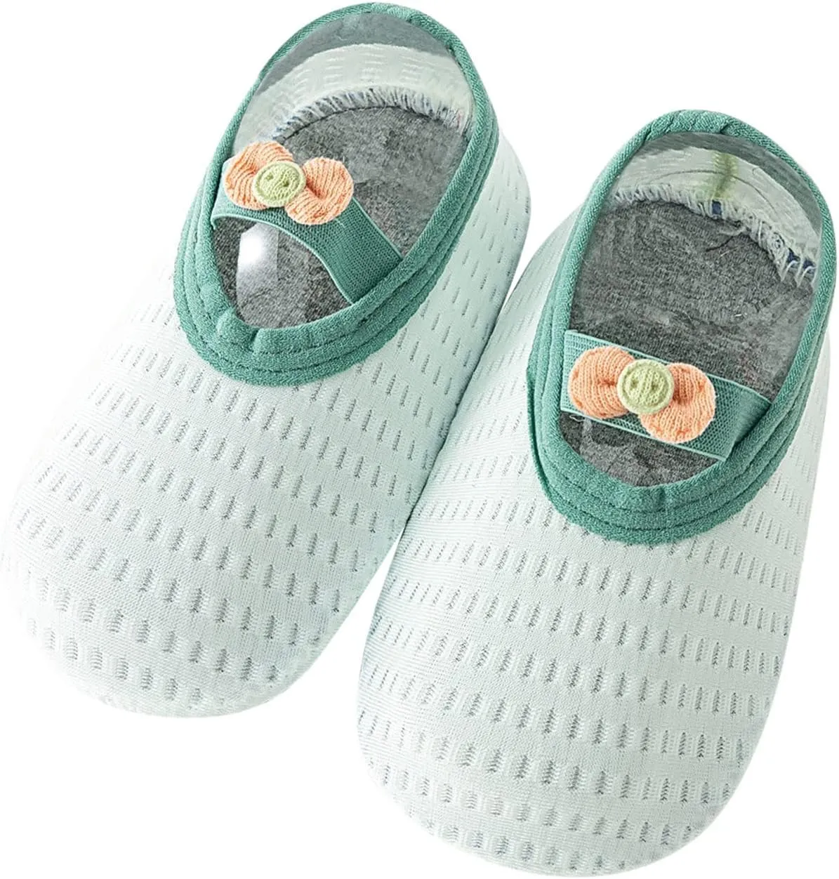 Spring and Summer Children Infant Toddler Shoes Boys and Girls Lightweight Mesh Breathable Comfortable Cute Bow Solid Color Infant Shoes Size 4