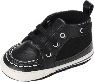 Spring and Summer Children Infants Girls Boys Casual Shoes Round Toe High Top Comfortable Lace Up Colorblock Stepping Stone Shoes Baby