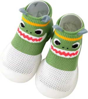 Summer and Autumn Infant Toddler Shoes Cute Deer Rabbit Pattern Children Mesh Breathable Floor Boys Infant Shoes