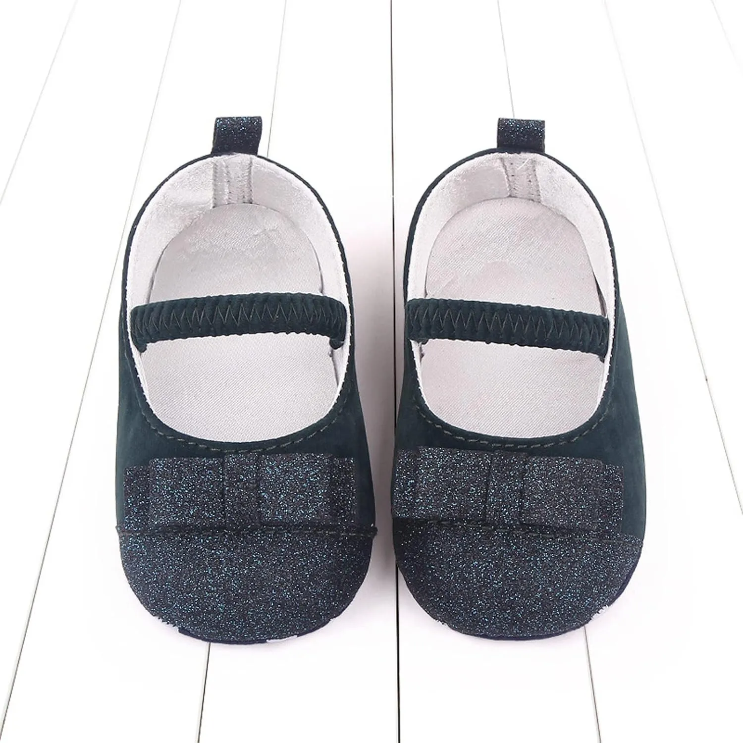 Summer Kids Infant Toddler Shoes Girls Casual Shoes Flat Lightweight Elastic Band Slip On Sequin Upper 12 Month Shoes