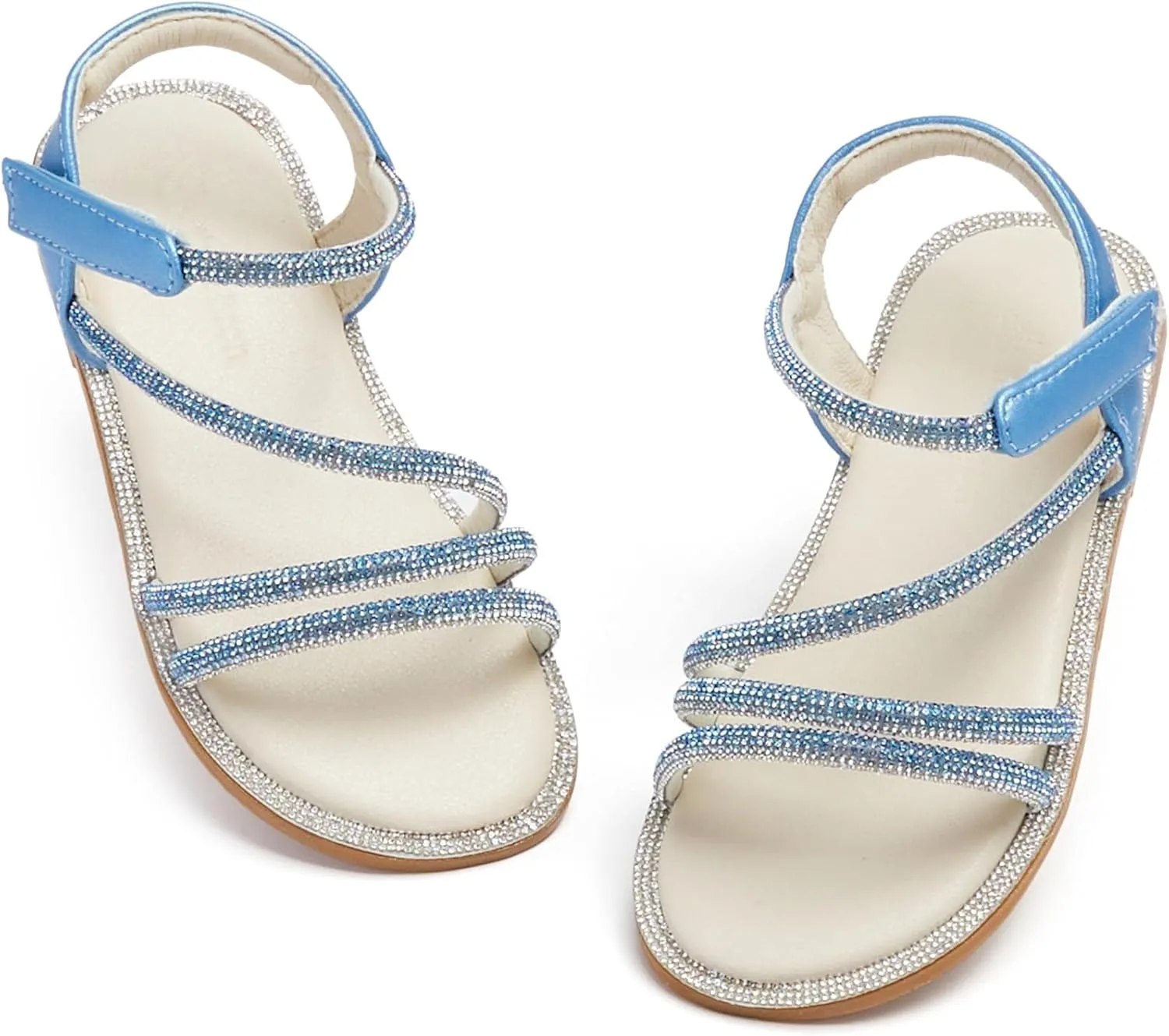 THEE BRON Toddler Girls Dress Sandals Kids Butterfly Floral Summer Sandalias Shoes