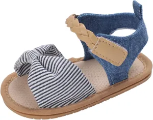 Toddler Baby Kid Girl Boy Sandals Soft Sole Non Slip Sandals Casual Beach Shoes Summer Princess Shoes (Light Blue, 12)