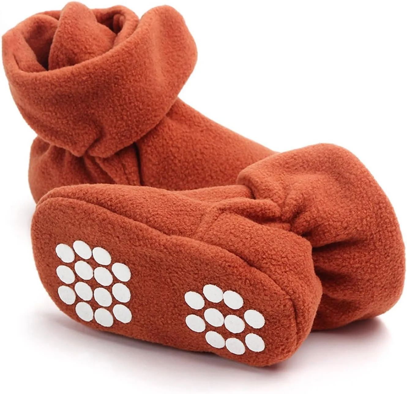 Toddler Baby Shoes Socks Solid Color Patchwork Knitted Plush Baby Socks Shoes for 0 to Infant Shoes Boys 6-12 Months