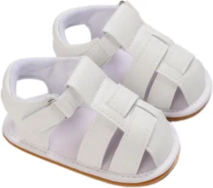 Toddler Boys & Girls Squeaky Sandals Closed Toe Anti Slip Rubber Sole Shoes Baby Sandals 0 12 Months Girls Big Comfort 3