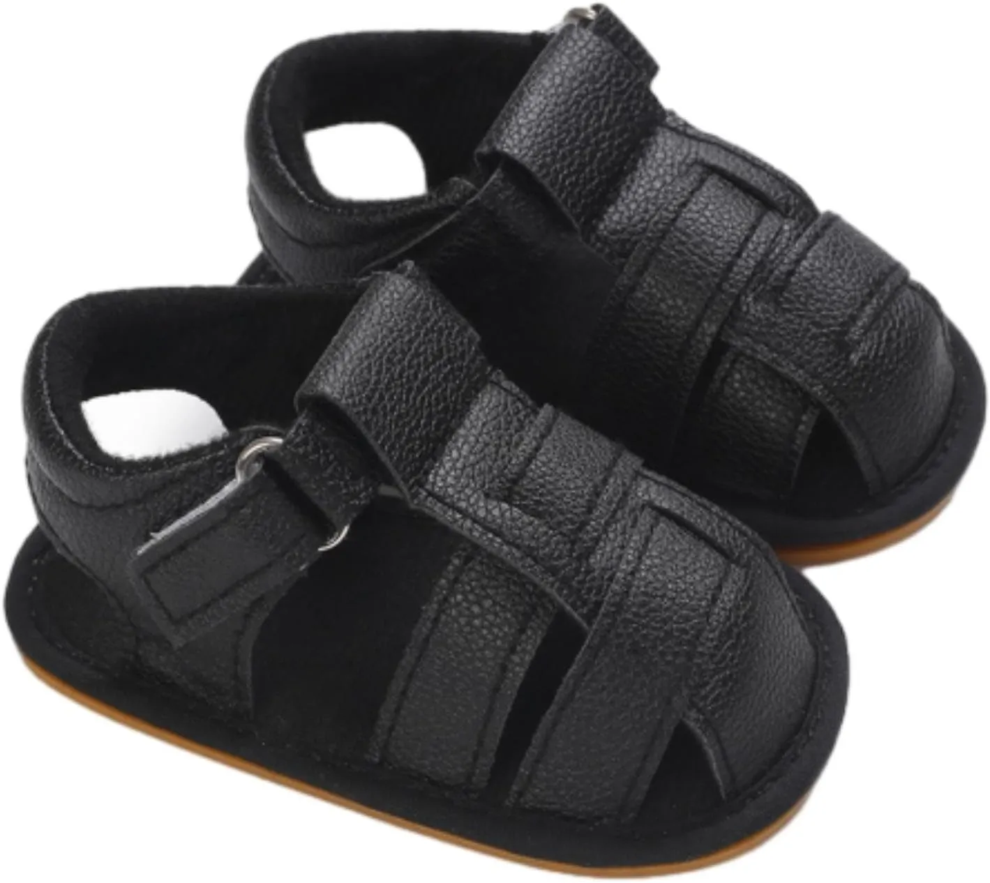 Toddler Boys & Girls Squeaky Sandals Closed Toe Anti Slip Rubber Sole Shoes Baby Sandals 0 12 Months Girls Big Comfort 3