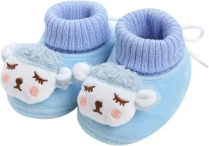 Toddler Cute Cartoon Socks Shoes Boys Girls First Walking Shoes Comfortable Warm Shoes Non Slip Shoes Baby Sock Shoes