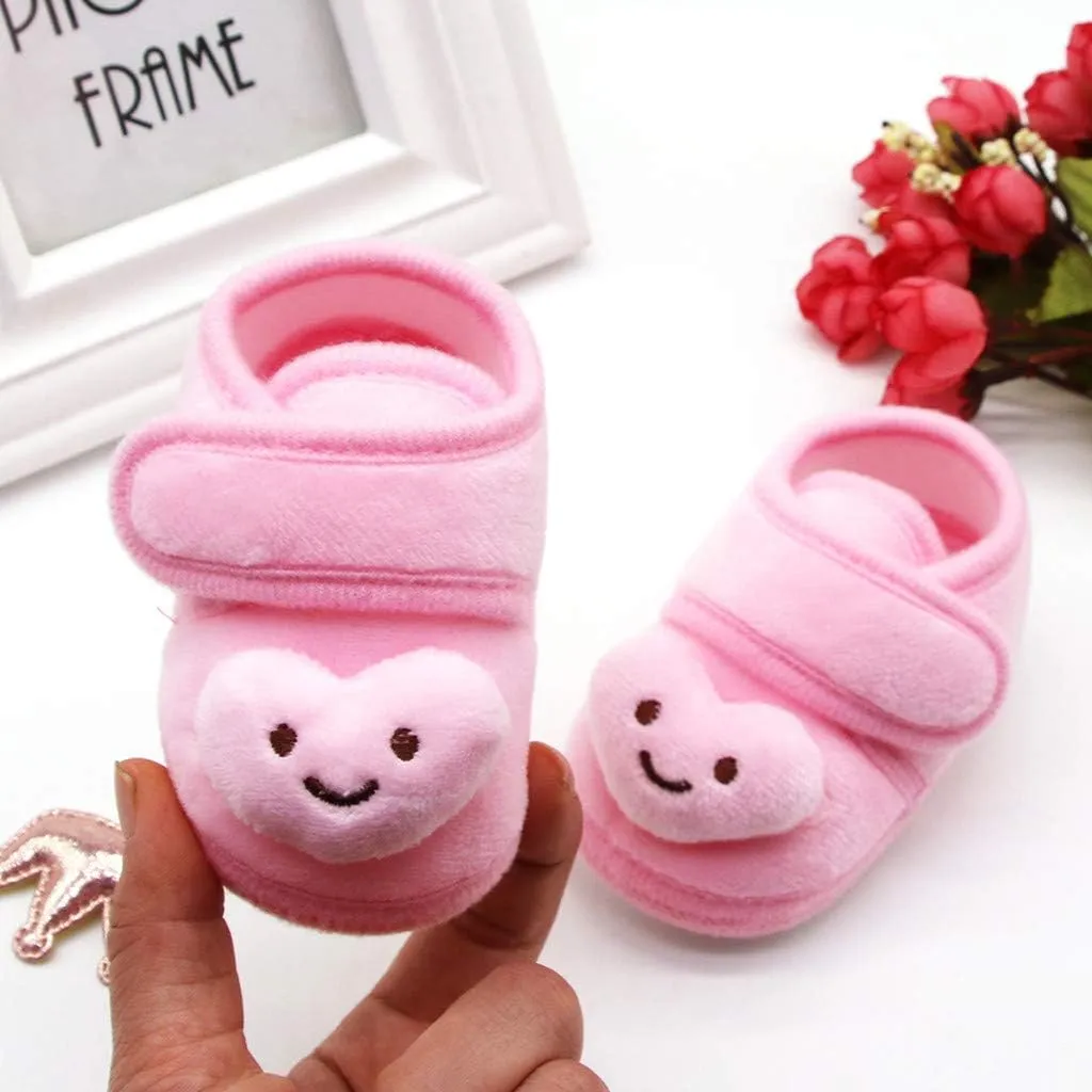 Toddler Dress Shoes Girls Soft Sole Infant Boots Baby Shoes Warm Winter Plush Shoes Gifts