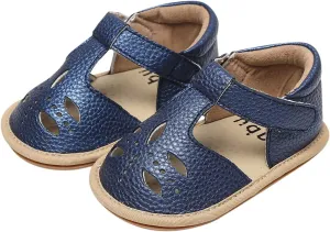Toddler Girls Boys Sandals Summer Beach Hollow Out Flat Sandals Soft Anti-Slip Rubber Sole First Walker Crib Shoes