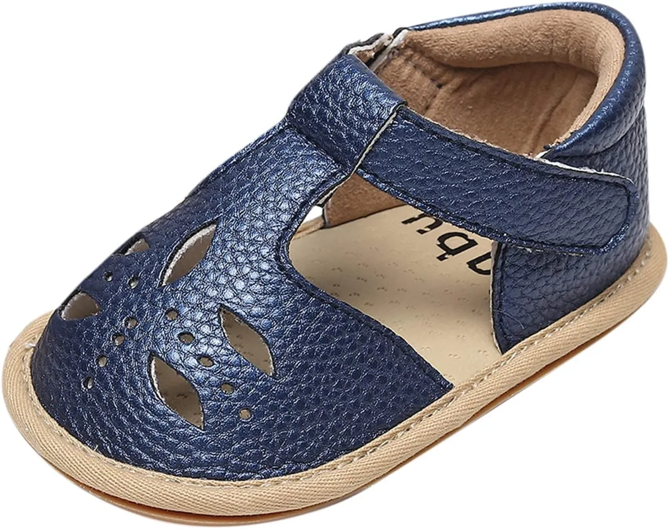 Toddler Girls Boys Sandals Summer Beach Hollow Out Flat Sandals Soft Anti-Slip Rubber Sole First Walker Crib Shoes