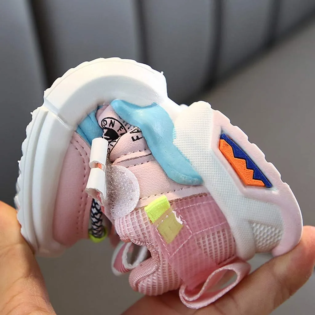 Toddler Infant Kids Baby Girls Boys Soft Sole Mesh Running Sport Shoes Outdoor Travel Sneakers 9M-5Years