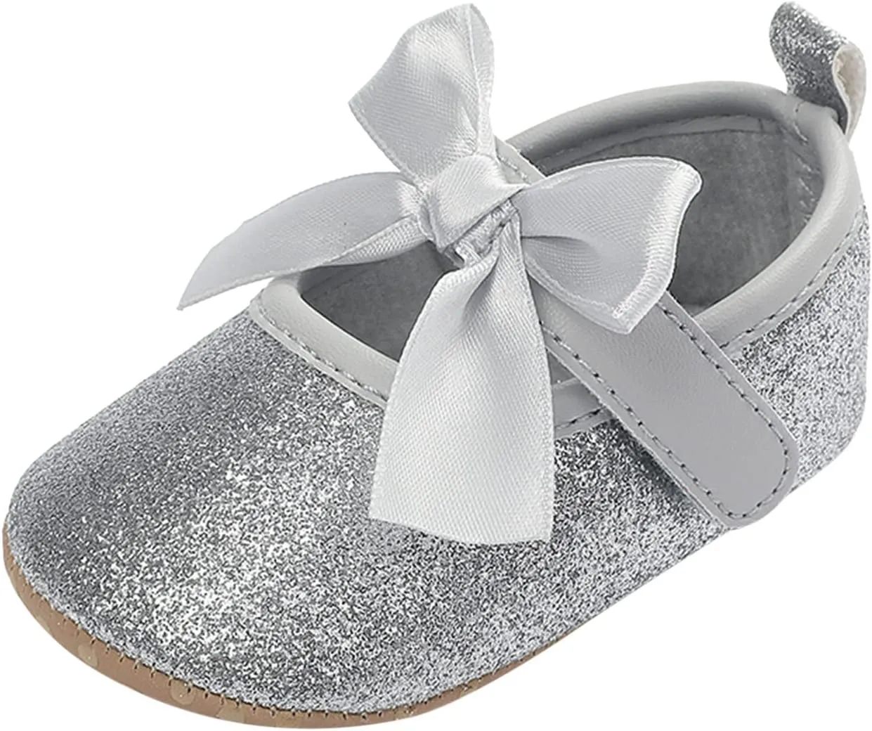 Toddler Kids Infant Girls Soild Bowknot Princress Shoes Floor Barefoot Non Slip First Walkers Shoes Girls Tennis Shoes