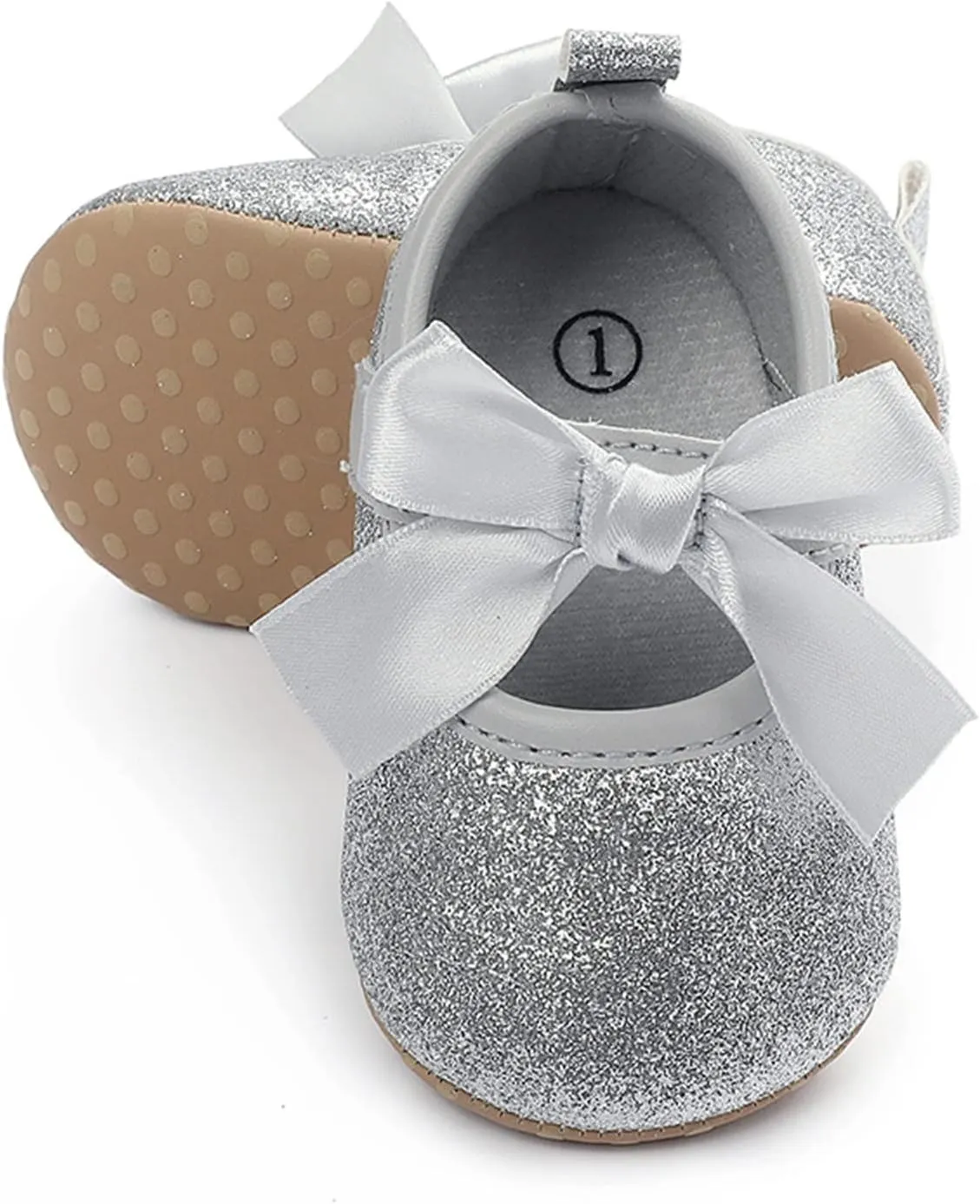 Toddler Kids Infant Girls Soild Bowknot Princress Shoes Floor Barefoot Non Slip First Walkers Shoes Girls Tennis Shoes