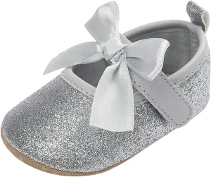 Toddler Kids Infant Girls Soild Bowknot Princress Shoes Floor Barefoot Non Slip First Walkers Shoes Girls Tennis Shoes