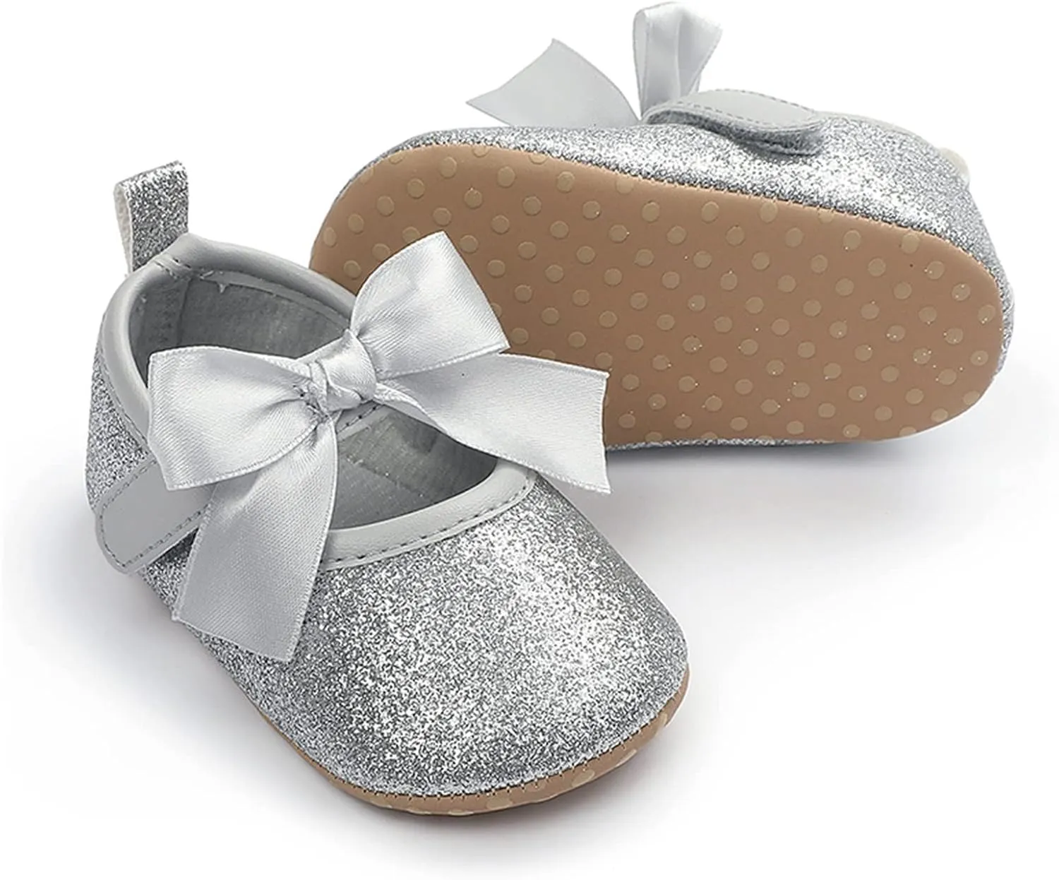 Toddler Kids Infant Girls Soild Bowknot Princress Shoes Floor Barefoot Non Slip First Walkers Shoes Girls Tennis Shoes