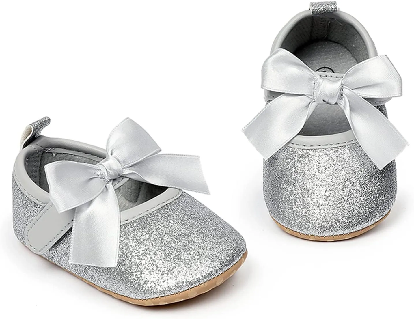 Toddler Kids Infant Girls Soild Bowknot Princress Shoes Floor Barefoot Non Slip First Walkers Shoes Girls Tennis Shoes