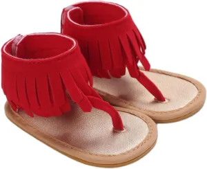 Toddler Sandal Baby Girls Sandals Ruffle Bowknot Premium Soft Sole Open Toe Breathable Summer Kid Water Shoes