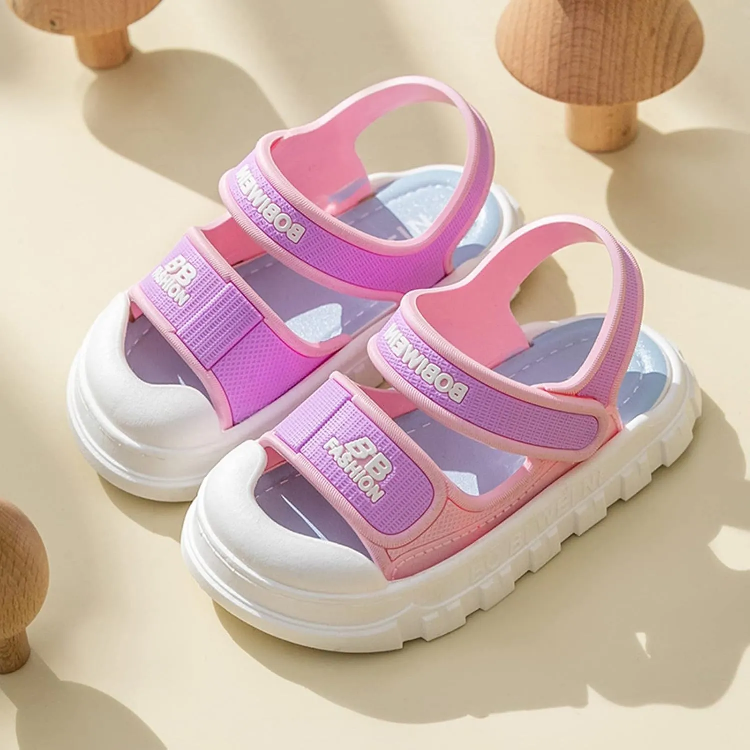 Toddler Sneaker Children Sandals Summer Girls Nonslip Soft Sole Cartoon Baby Sandals Beach Shoes for 1 to 11