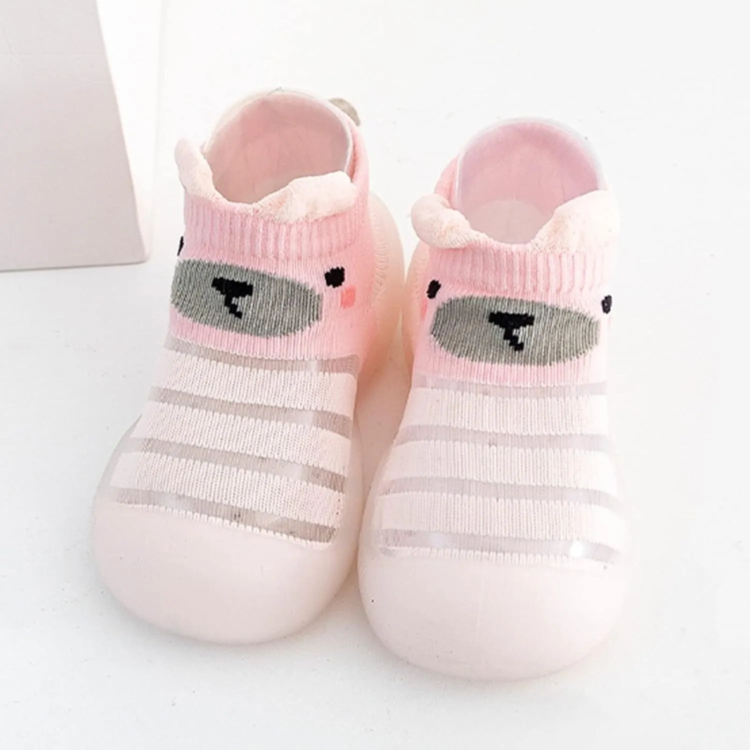 Toddler Sock Shoes,Infant Boys Girls Animal Prints Cartoon Socks Shoes Mesh The Floor Socks Non Slip Prewalker Shoes