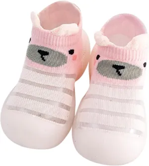 Toddler Sock Shoes,Infant Boys Girls Animal Prints Cartoon Socks Shoes Mesh The Floor Socks Non Slip Prewalker Shoes