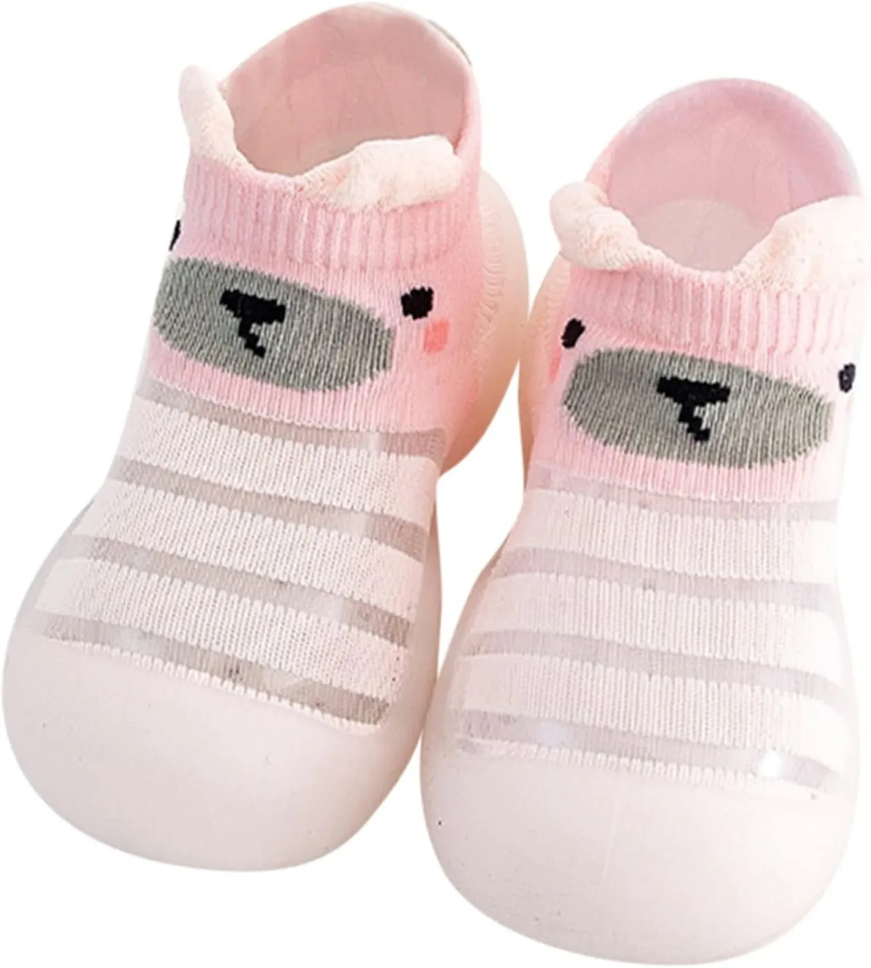 Toddler Sock Shoes,Infant Boys Girls Animal Prints Cartoon Socks Shoes Mesh The Floor Socks Non Slip Prewalker Shoes