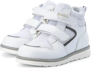 Toddlers Orthopedic Shoes,Kids High-top Corrective Sneakers for Boys and Girls with Arch and Ankle Support, Non-Slip Soles