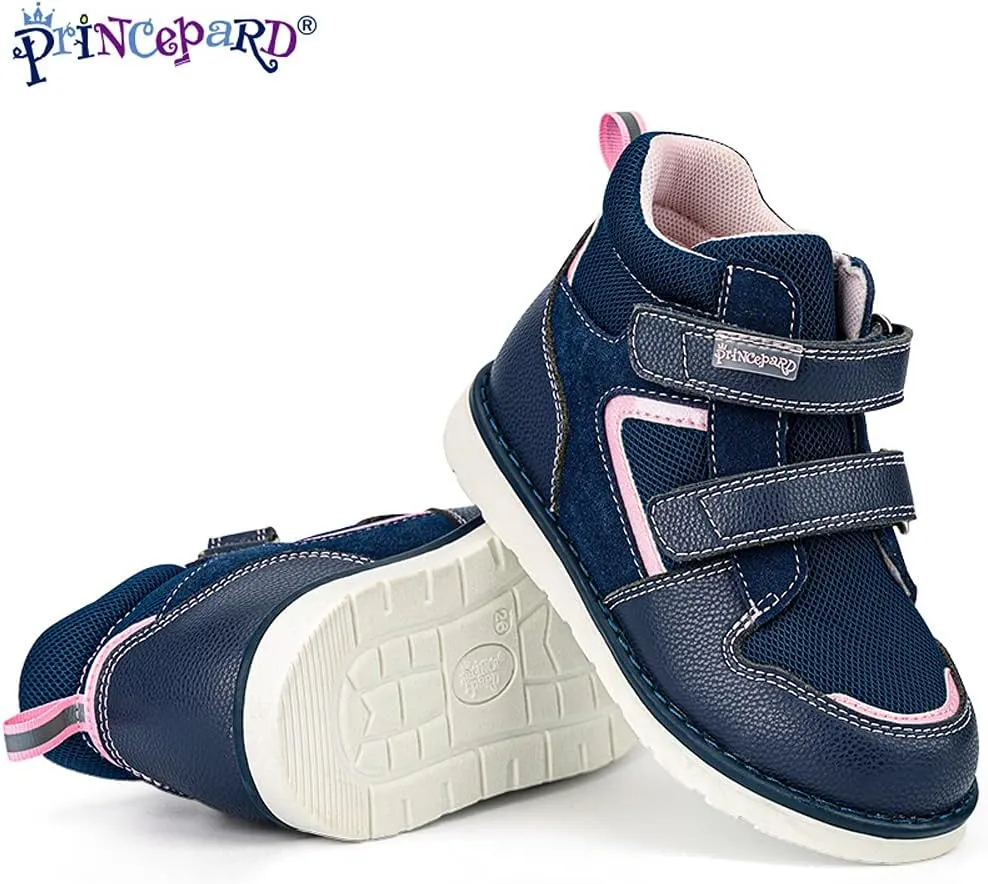Toddlers Orthopedic Shoes,Kids High-top Corrective Sneakers for Boys and Girls with Arch and Ankle Support, Non-Slip Soles