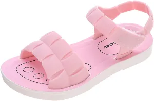 Unisex-Child and Toddler Baby Girls Shoes Soft Sole Non Slip Casual Sandals Princess Summer Beach (Pink, 1 Big Kids)