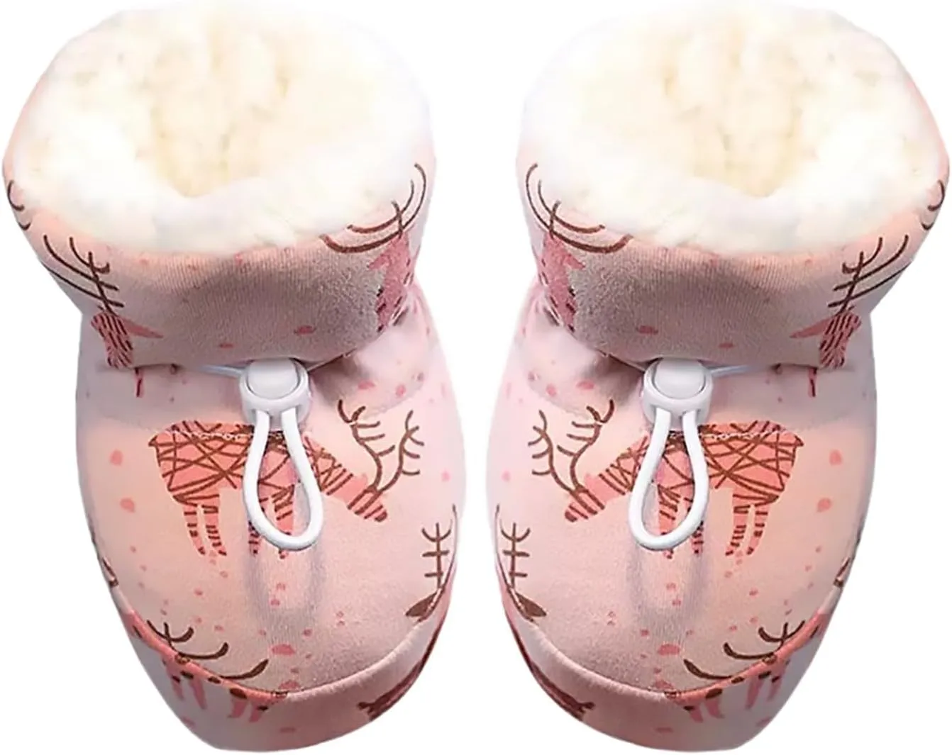 Warm Furry Baby Boots 2024 New Warm Cozy Fleece Baby Booties Winter Snow Anti Slip Soft Sole Warm Sock Baby Shows Girl