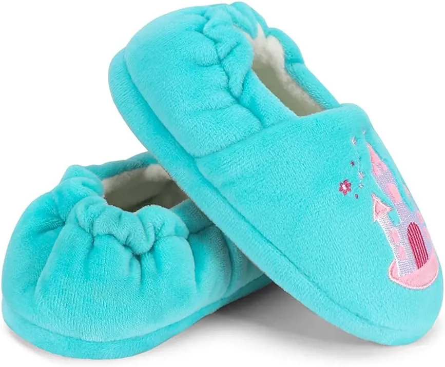 Winter Slippers For Girls Cartoon Animal Slippers Toddler Warm Plush House Shoes Little Kids Home Slippers