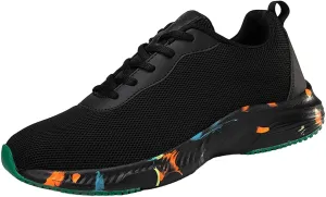 Women Gym Shoes Breathable Mesh Soft Platform Lace Up Sneakers Summer Casual Comfortable Non Slip Running Sport Shoes