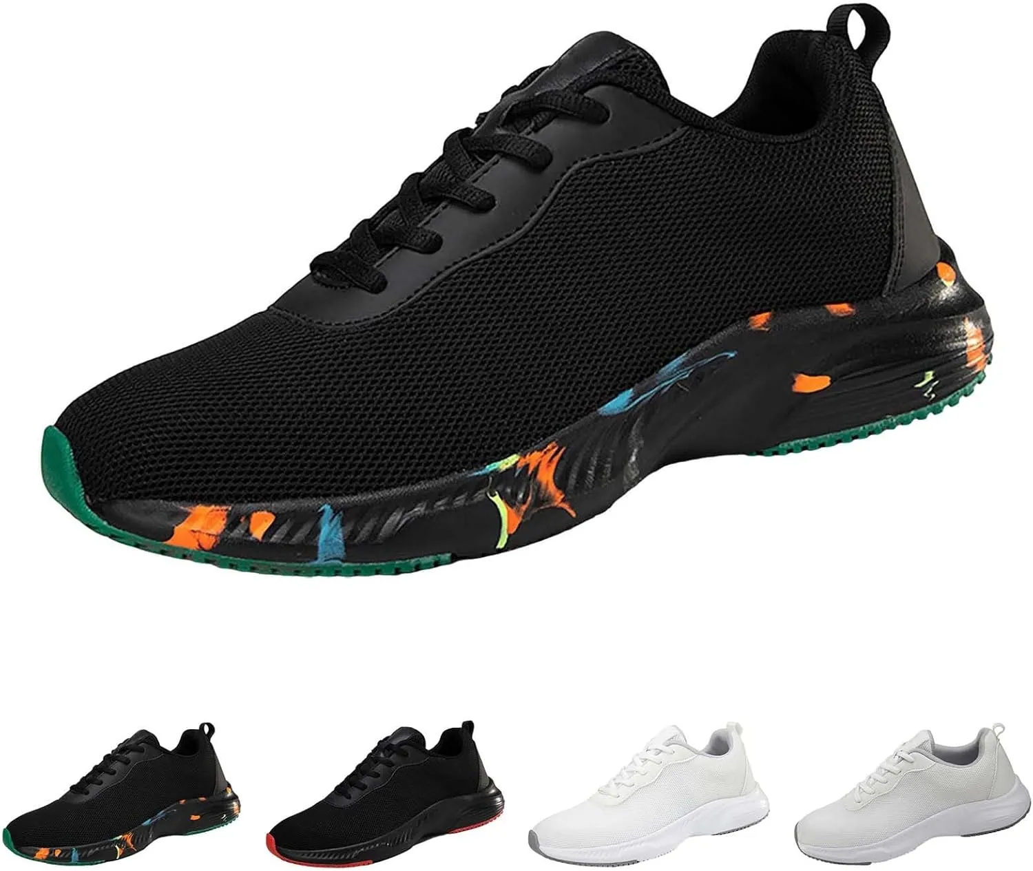 Women Gym Shoes Breathable Mesh Soft Platform Lace Up Sneakers Summer Casual Comfortable Non Slip Running Sport Shoes