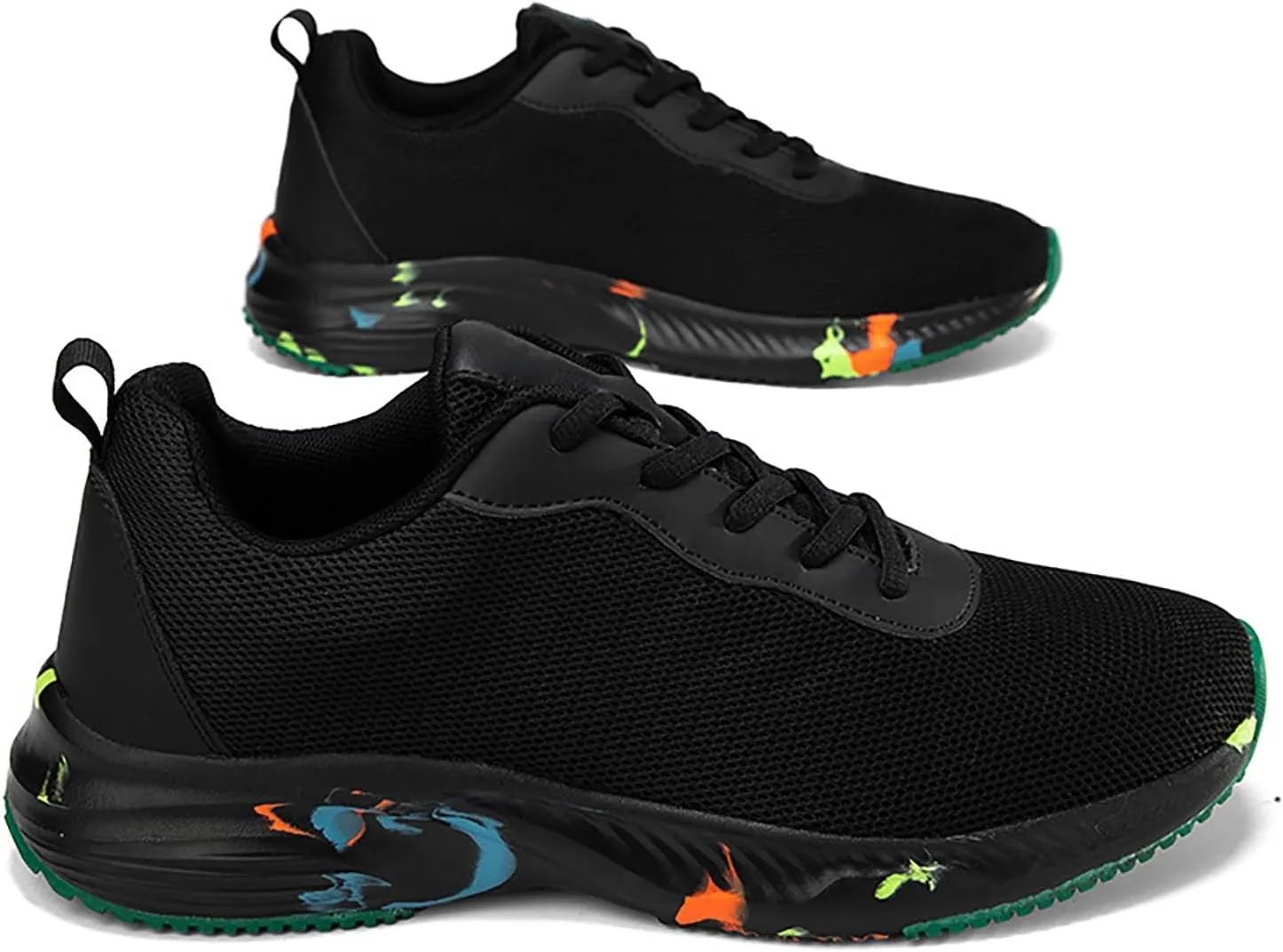 Women Gym Shoes Breathable Mesh Soft Platform Lace Up Sneakers Summer Casual Comfortable Non Slip Running Sport Shoes