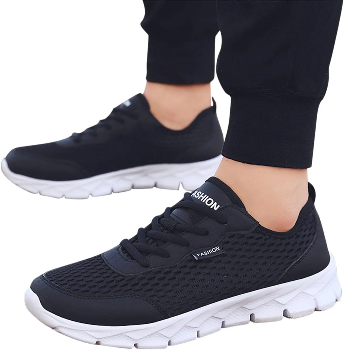 Womens Walking Shoes Lace Up Lightweight Memory Foam Cheer Tennis Shoes Men Slip On Slip On Shoes Casual Slip On Sneakers Waterproof Tennis Shoe Trainers Shoe