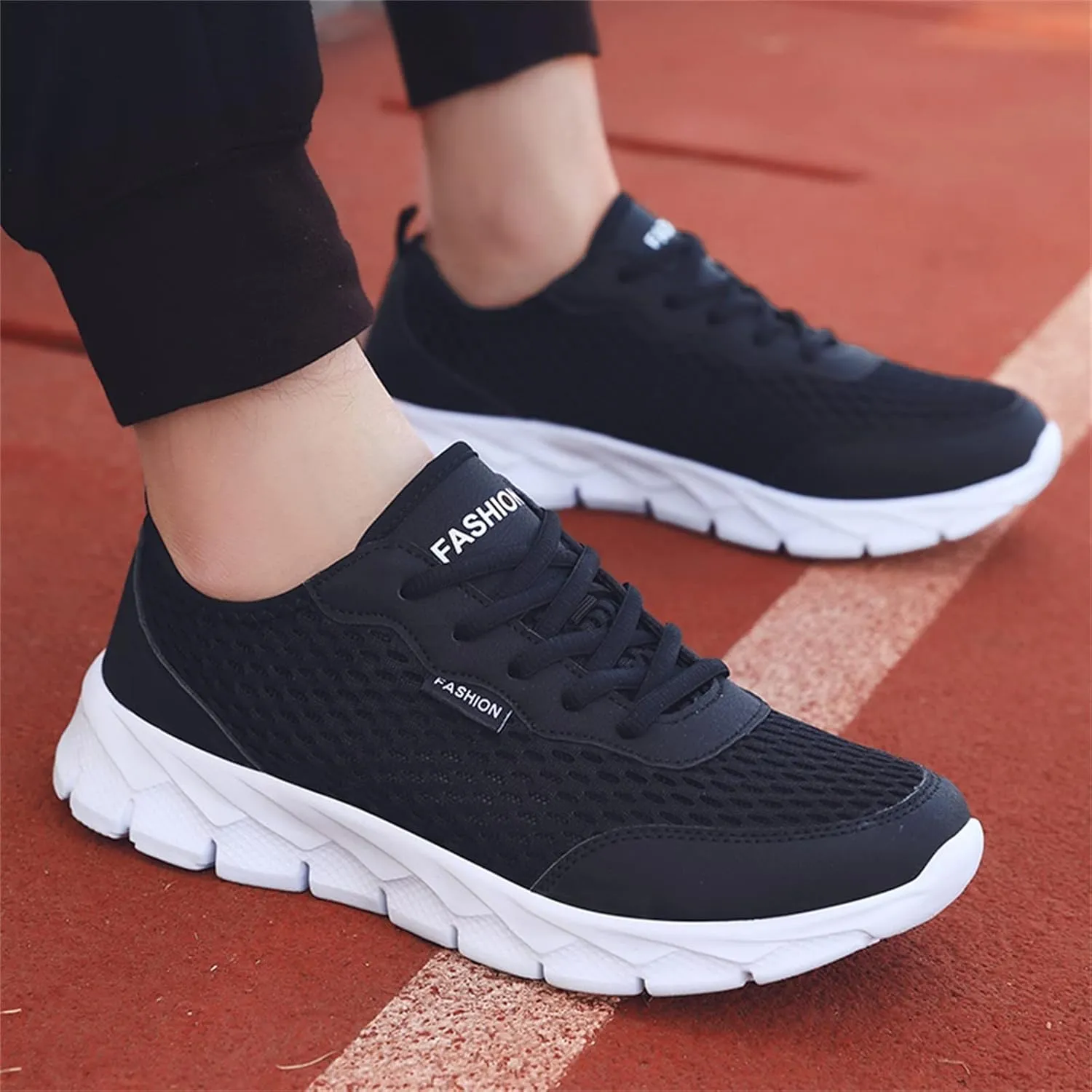 Womens Walking Shoes Lace Up Lightweight Memory Foam Cheer Tennis Shoes Men Slip On Slip On Shoes Casual Slip On Sneakers Waterproof Tennis Shoe Trainers Shoe