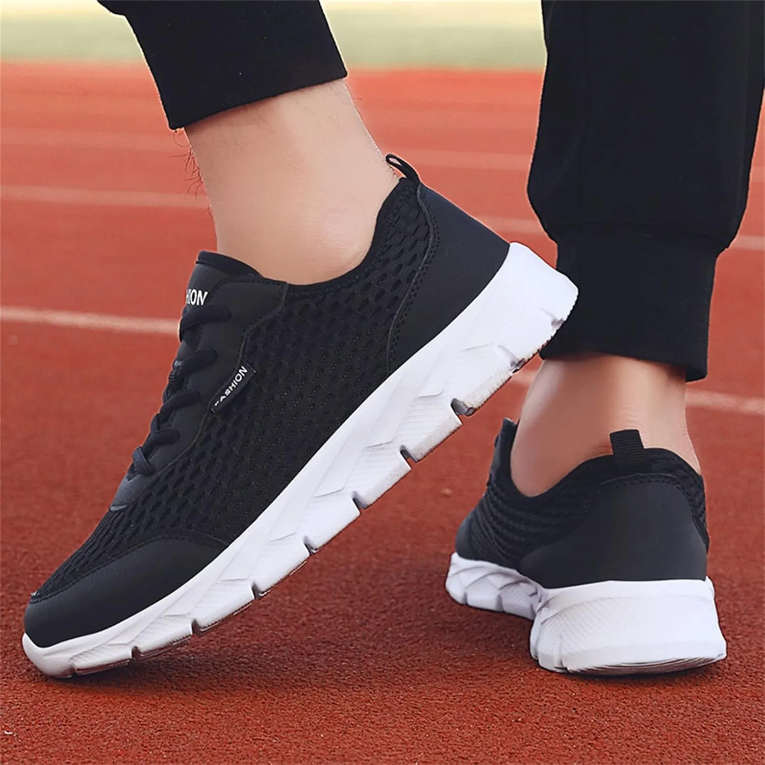 Womens Walking Shoes Lace Up Lightweight Memory Foam Cheer Tennis Shoes Men Slip On Slip On Shoes Casual Slip On Sneakers Waterproof Tennis Shoe Trainers Shoe